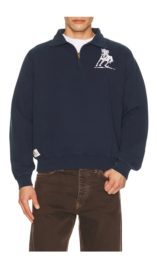 ONE OF THESE DAYS Running Horse Quarter Zip