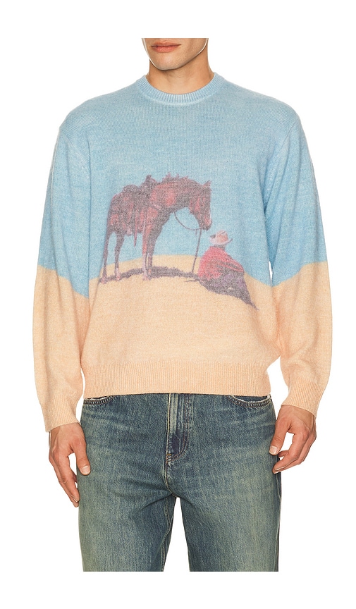 ONE OF THESE DAYS So Far Away Printed Sweater