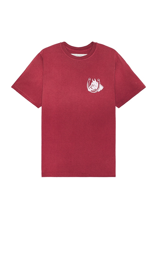 Shop One Of These Days Valley Riders Tee In Burgundy