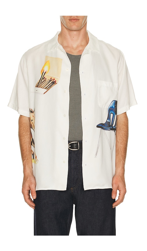 ONE OF THESE DAYS CHEMISE I NEVER BELIEVED IN MUCH, BUT I BELIEVE IN YOU en White. Taille S. Also en M.