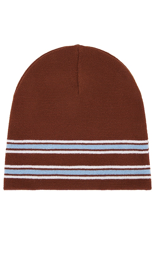 Shop Obey Bass Beanie In Brown
