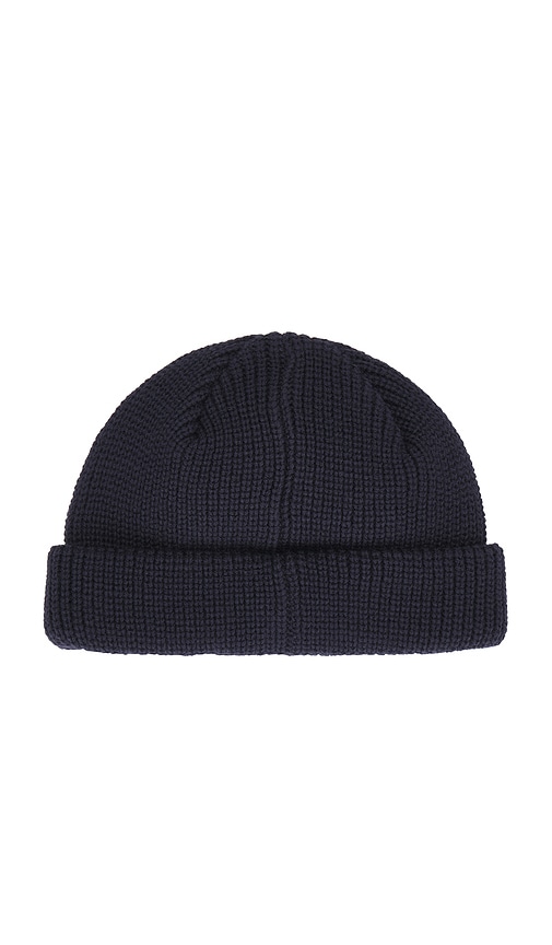 Shop Obey Micro Beanie In Academy Navy