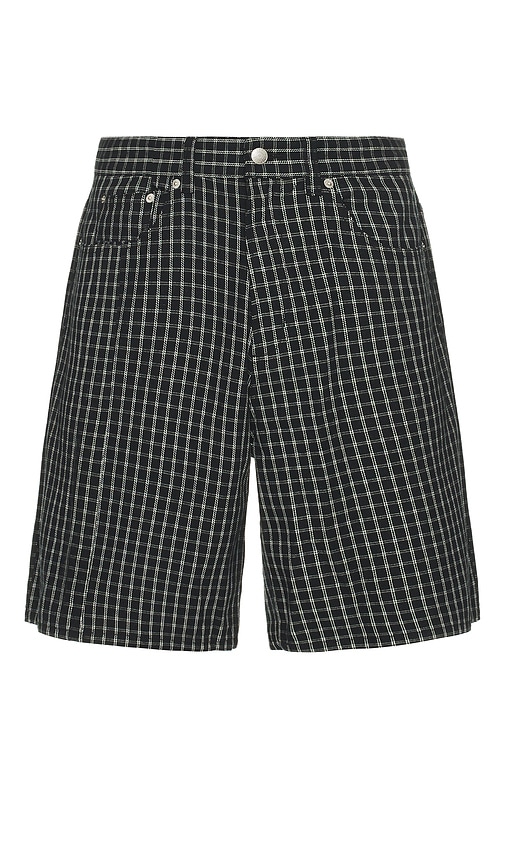 Plaid Baggy Denim Shorts in . Size 31, 32, 33, 34, 36 - Obey - Modalova