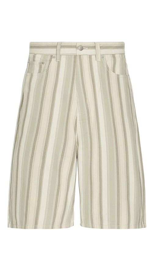 Baja Stripe Baggy Denim Shorts in . Size 31, 32, 33, 34, 36 - Obey - Modalova