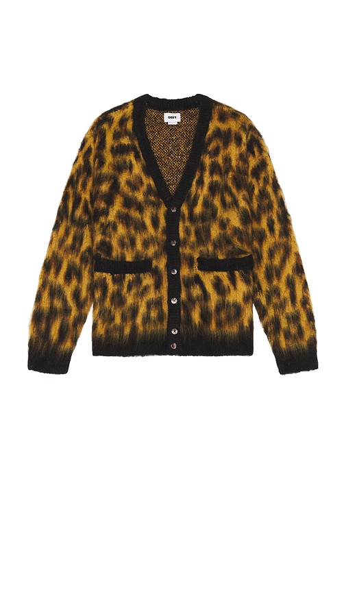 Obey Patron Cardigan in Leopard | REVOLVE