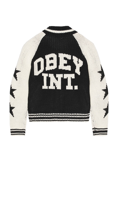 Obey Int. Cowichan Sweater In Black