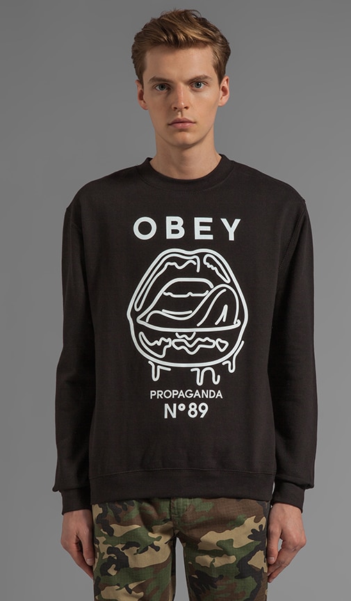 Wet Lips Graphic Pullover Sweatshirt