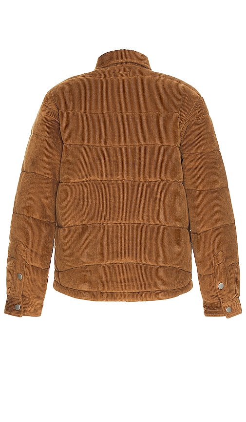Shop Obey Grand Cord Shirt Jacket In Tan