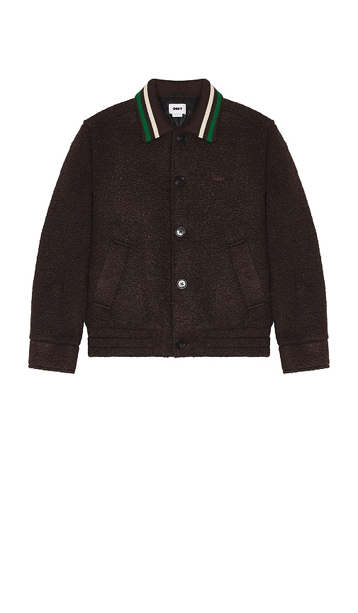 Arden Blouson Jacket in Brown. - size L (also in M, S, XL/1X) - Obey - Modalova