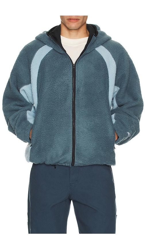  Obey Fleecejacke Alta In Blue. Größe M. Also In L. 