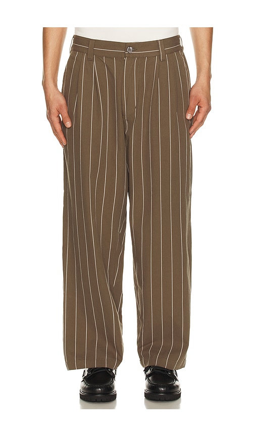 Obey Foster Pleated Stripe Pant
