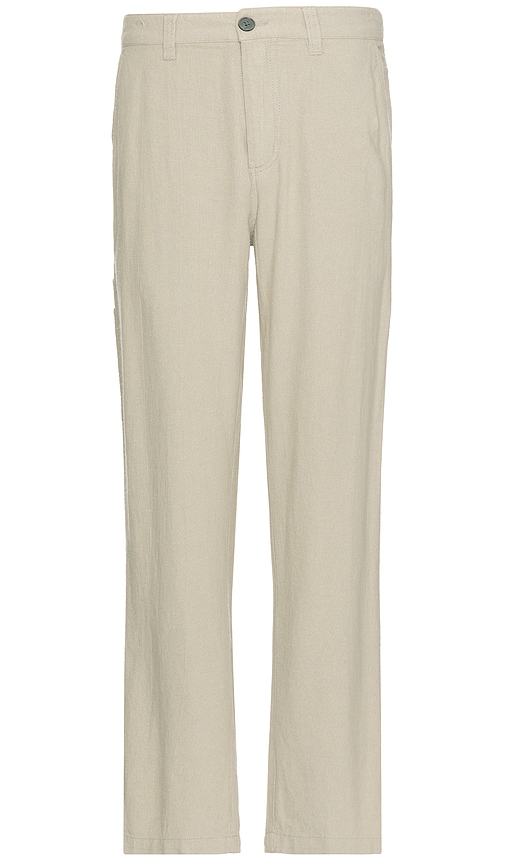 Obey Hardwork Linen Carpenter Pant In 燕麦色