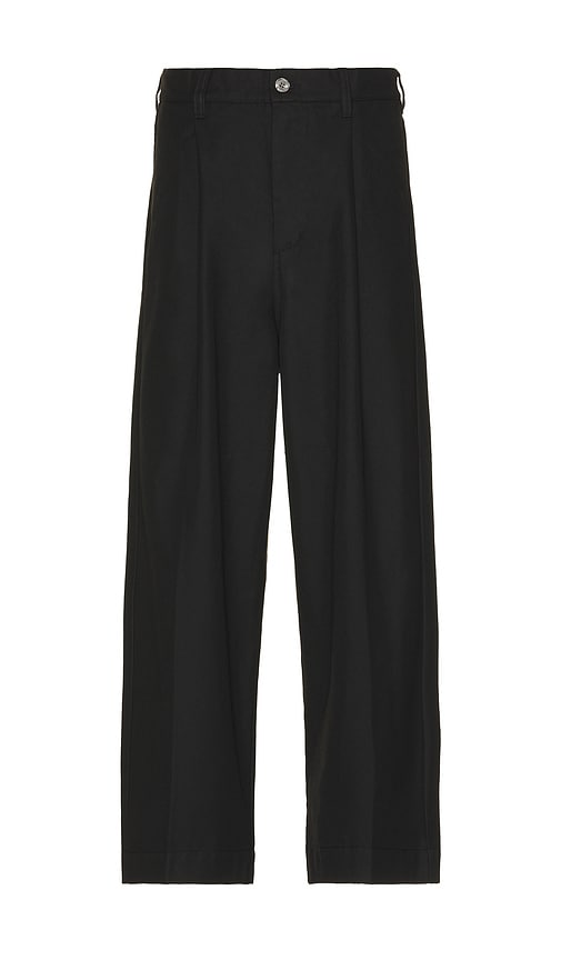 Obey Oliver Pleated Pant In Black