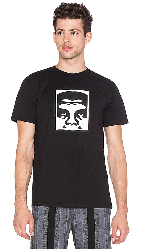 Obey Half Face Icon Premium in Black | REVOLVE