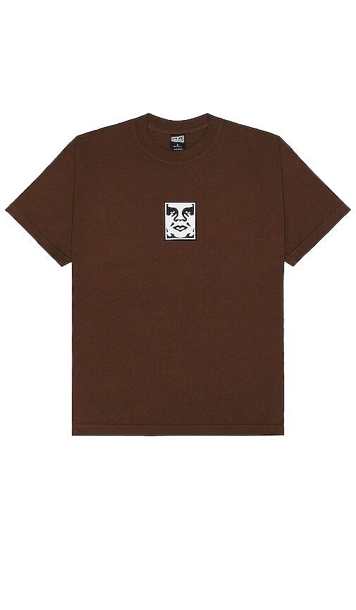 Obey Icon Heavyweight Tee in Silt
