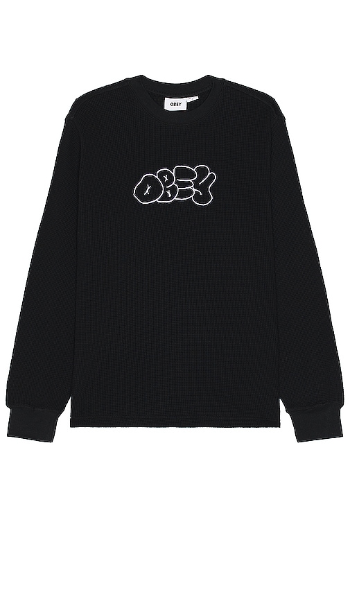 Obey Generation Thermal Tee In Black