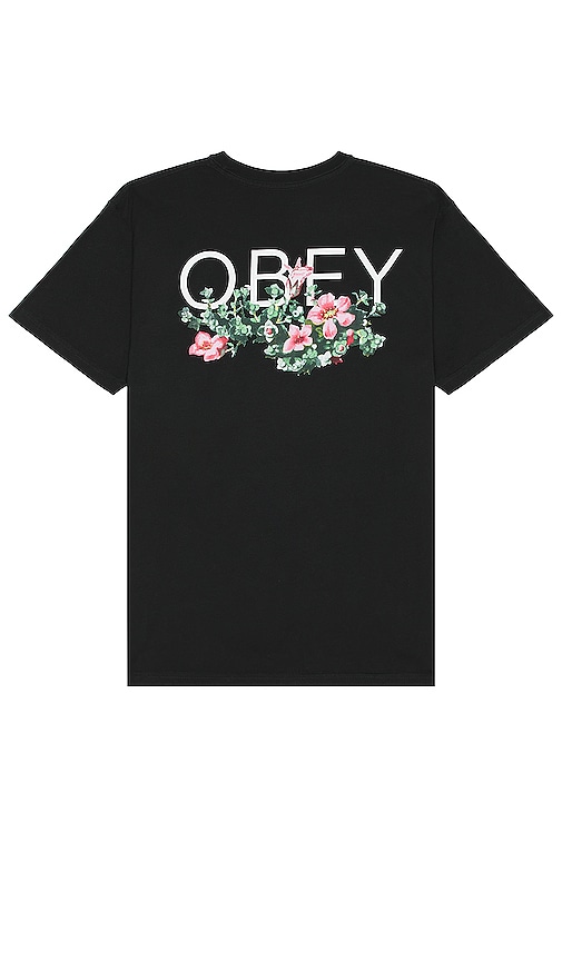 Obey Leave Me Alone Tee In Black