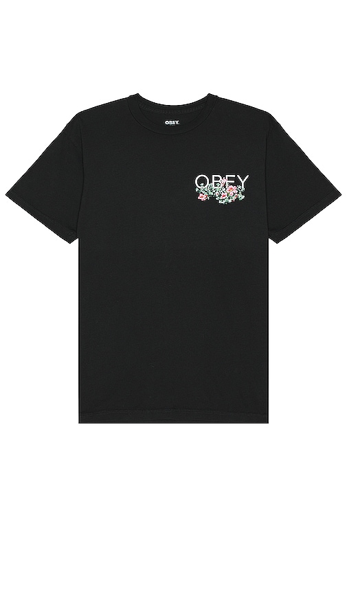 Shop Obey Leave Me Alone Tee In Black
