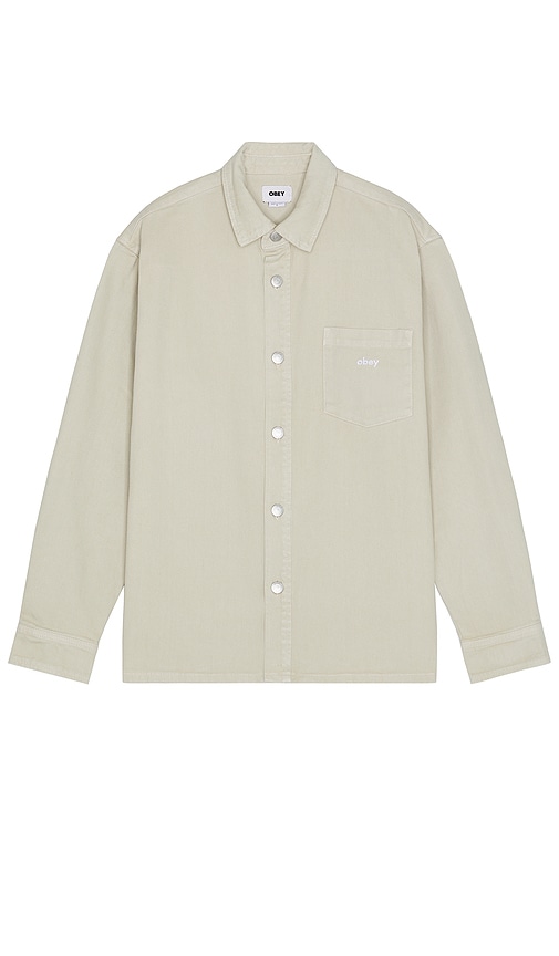 Shop Obey Magnolia Shirt In 黏土色