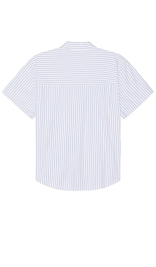 Shop Obey Bigwig Stripe Shirt In Good Grey Multi