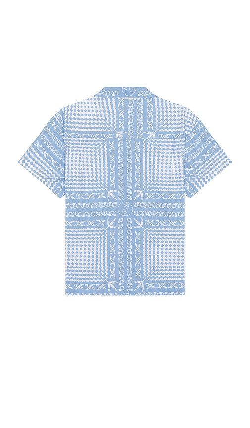 Shop Obey Cortex Woven Shirt In Hydrangea Multi