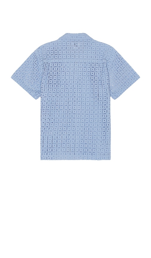 Shop Obey Vida Woven Shirt In Hydrangea