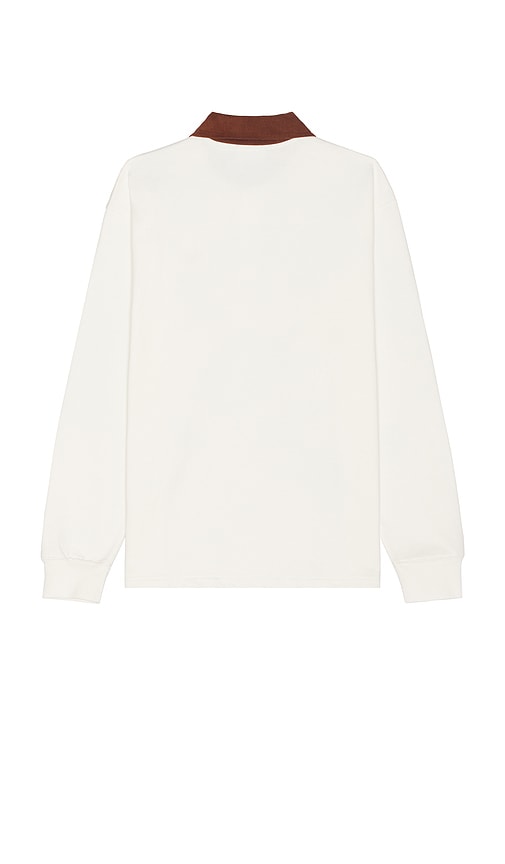 Shop Obey Palo Fleece Polo In Blanc De Blanc