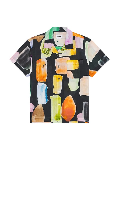 OBEY JEMS WOVEN SHORT SLEEVE SHIRT