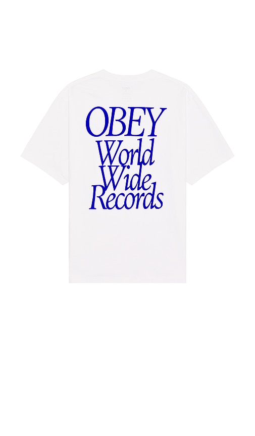T-SHIRT WORLDWIDE RECORDS in . Size M, S, XL/1X - Obey - Modalova