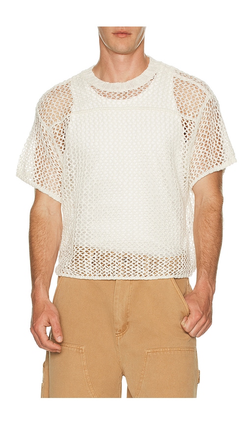  Obey Football-sweater Larry In Cream. Größe M. Also In L, Xl/1x. 