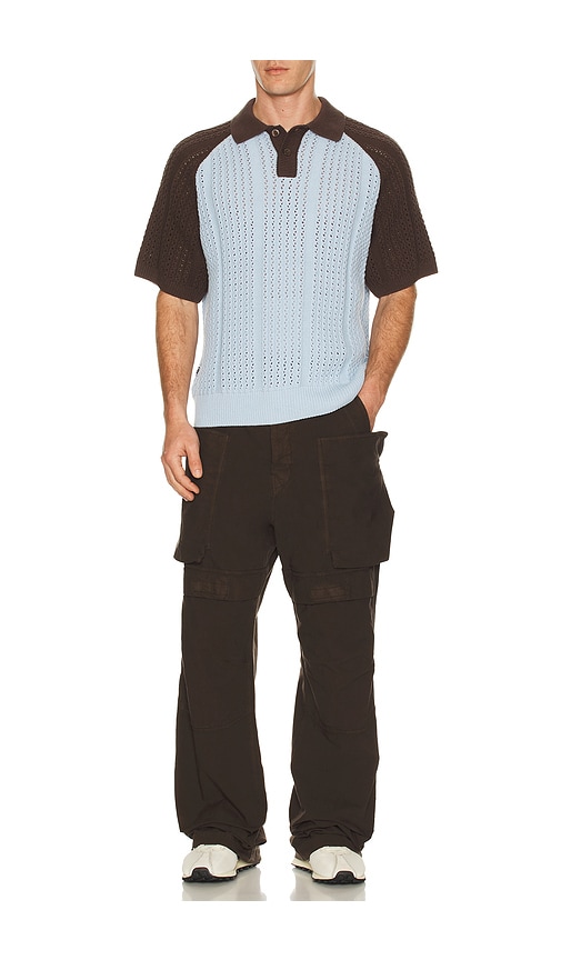  Obey Polohemd Abel In Blue,brown. Größe M. Also In S, L, Xl/1x. 
