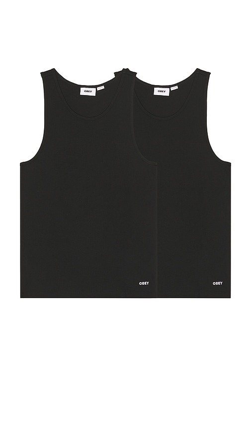 Obey 2 Pack Standard Rib Tank