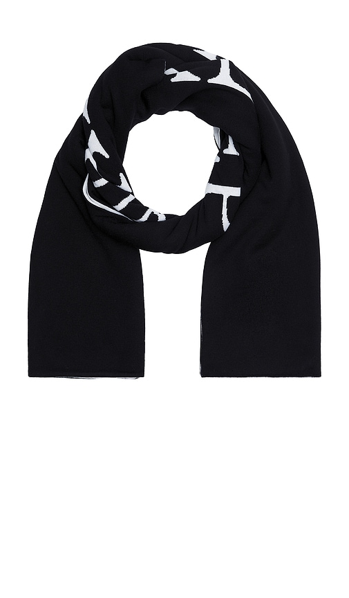 Shop Off-white Keep Warm Scarf In 黑色