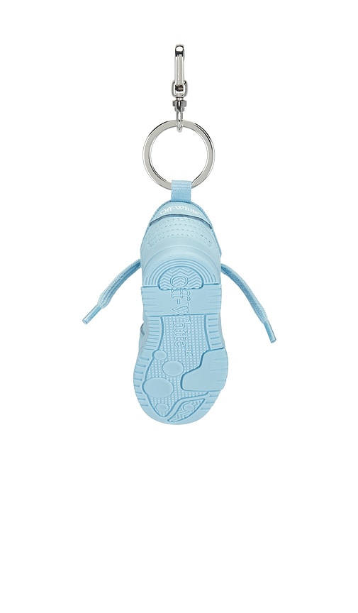  Off-white Schlüsselring In Baby Blue. 