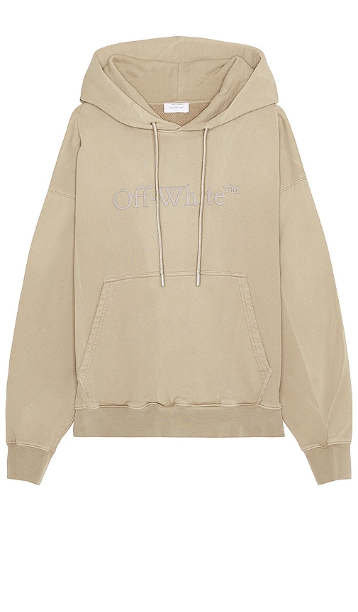Shop Off-white Laundry Skate Hoodie In Beige