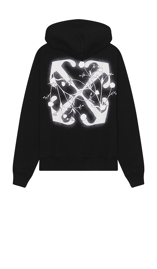 Shop Off-white Flower Arrow Skate Hoodie In Black