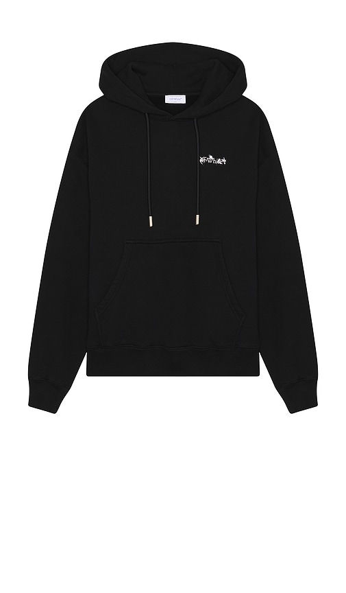 Shop Off-white Flower Arrow Skate Hoodie In Black