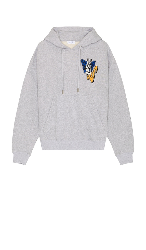 Shop Off-white Gang Skate Hoodie In Grey