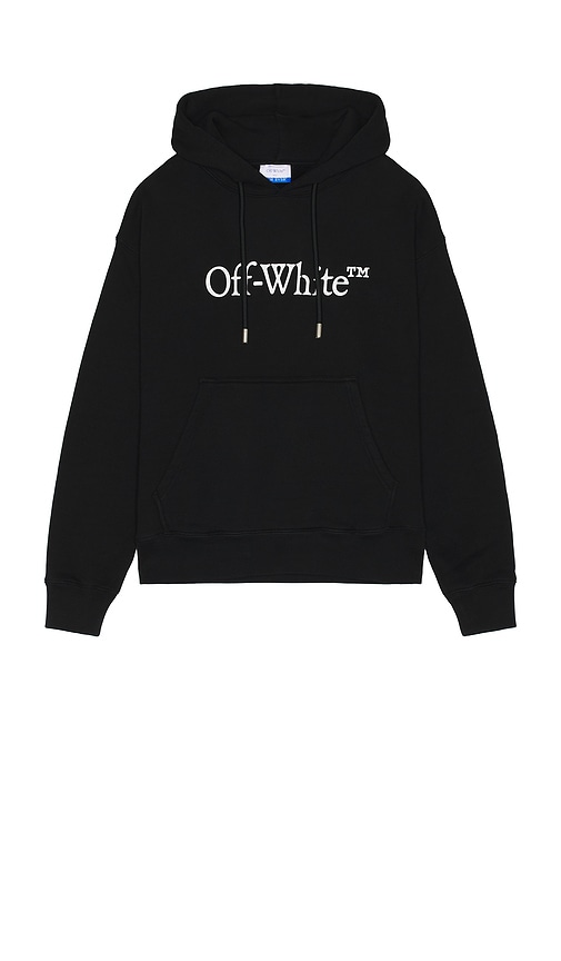 Shop Off-white Big Bookish Skate Hoodie In 블랙