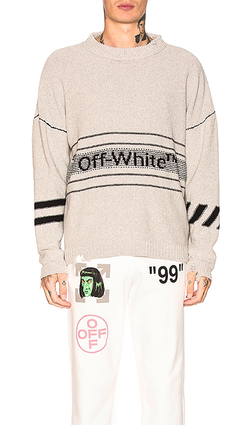 Cotton Off-White Sweater