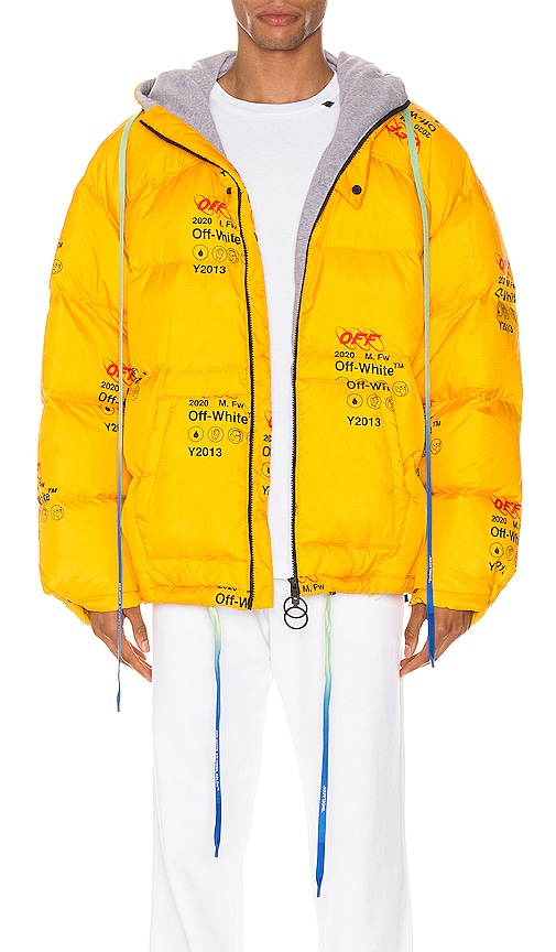 OFF-WHITE Industrial Zipped Puffer