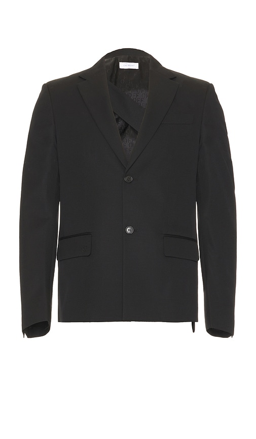 Off-White single-breasted blazer - Black