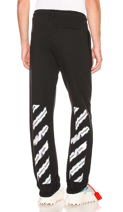 Off white 2025 airport tape sweatpants