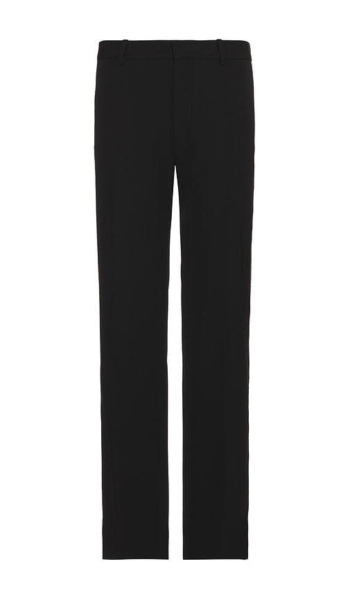 OFF-WHITE Zip Slim Pant in Black