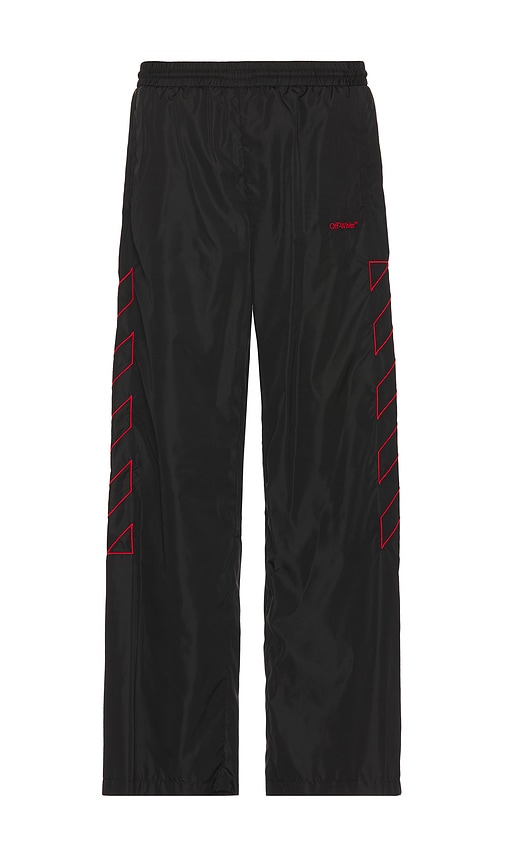 OFF-WHITE OUTLINE DIAG NYLON TRACKPANT 