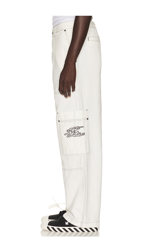 Off-white Script Cargo Pant In Multi