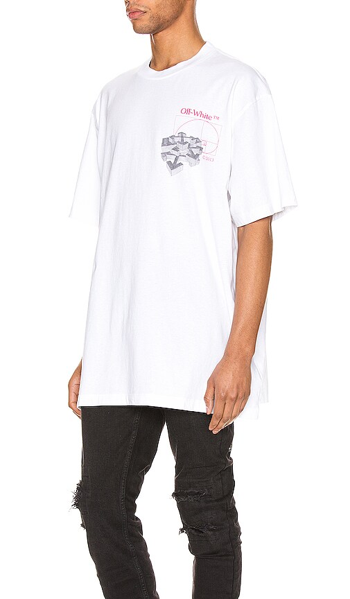 OFF-WHITE GOLDEN RATIO OVER TEE,OFFF-MS156