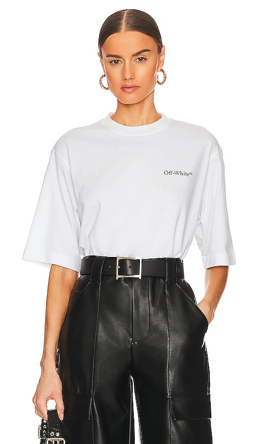 OFF-WHITE Caravaggio Crowning Skate Tee in White | REVOLVE