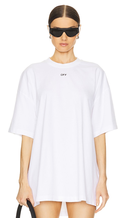 OFF-WHITE Off Stamp Over T-shirt in White & Black