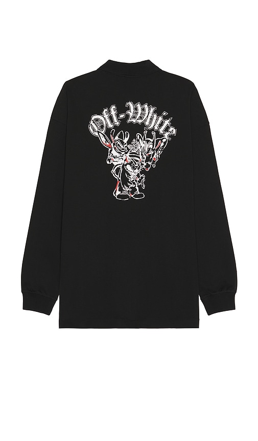 OFF-WHITE GANG LONG SLEEVE POLO 